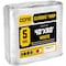Core Tarps Heavy Duty Tarp, 60 ft L x 0.5 mm H x 40 ft W, 5 Mil, White, Polyethylene CT-504-40X60 - alternate 1